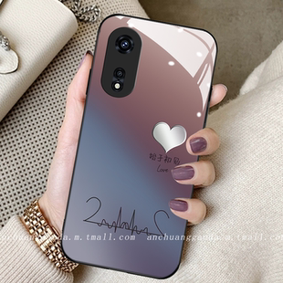 暗紫始于初见适用oppoa97手机壳a96新款 x3防摔k10pro简约 a93s高端a92s少女a95钢化玻璃a72全包保护套findx5