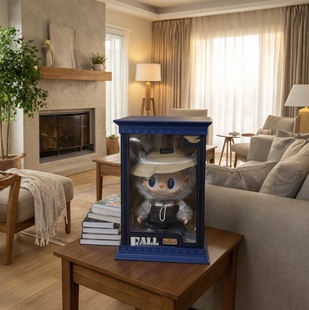 3D打印罗马柱底座适配拉布布大春野海军蓝展示盒防尘罩地台