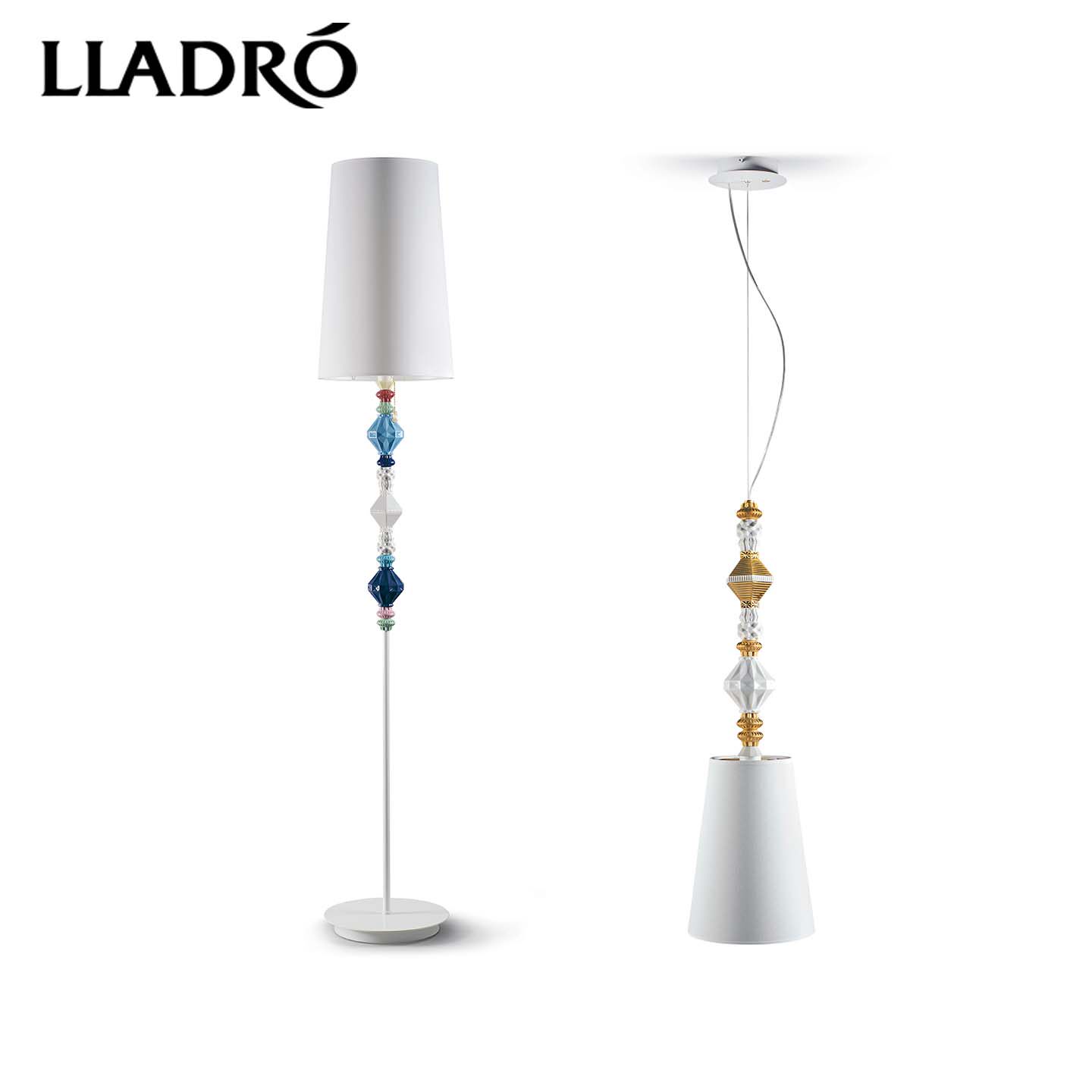 LLADRO雅致 夜之美系列落地灯 吊灯台灯客厅餐厅高级创意艺术装饰