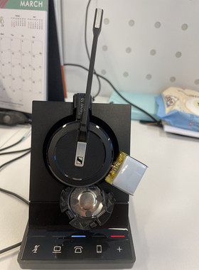 适用 森海塞尔 A00158 SDW5 BS-EU SCDB1 话务员耳机 内置锂电池