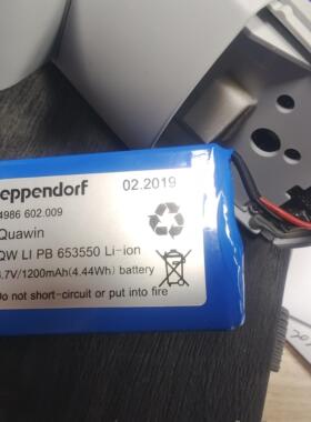 适用于 部分eppendorf移液器电池 4986 602.009 3.7v 1200mAh