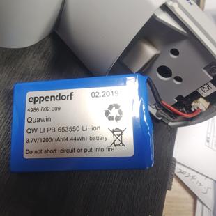 3.7v 适用于 602.009 4986 1200mAh 部分eppendorf移液器电池