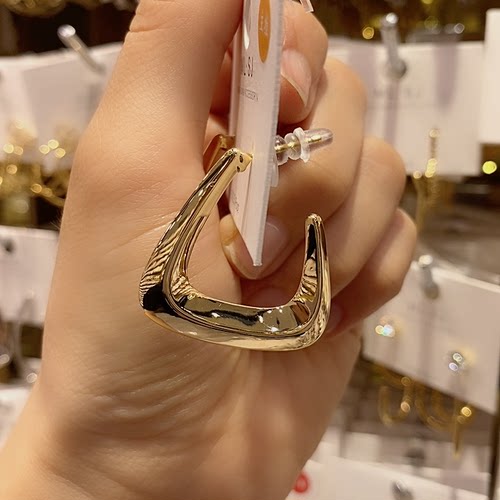 高级感小众欧美洋气耳环S925银针