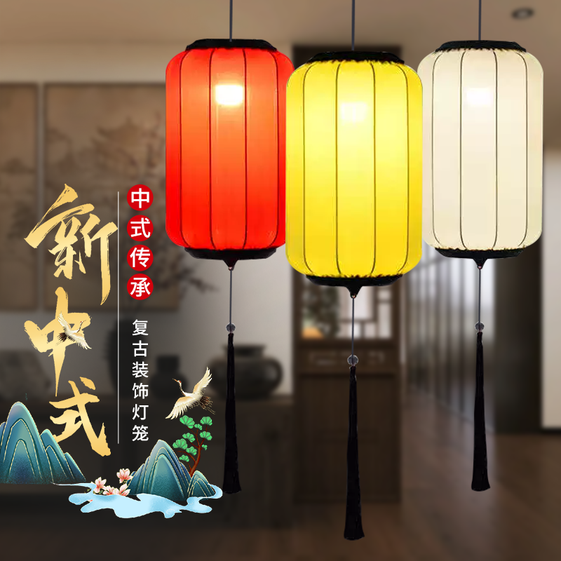新年装饰弹力布2025新款中式灯笼