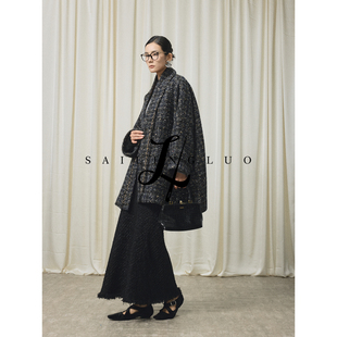 合襟阔版 新中式 宽松大衣ROW风和服外套 24冬新款 SailingLUO