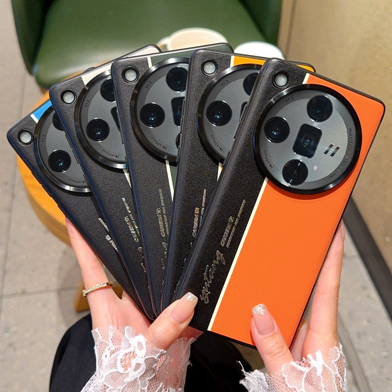适用于OPPOFindX7手机壳网红潮牌新款撞色OPPOFindX7Ultra保护套轻奢时尚超薄荧光拼色