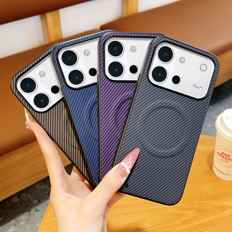 适用vivoS60手机壳奢华柔甲新款皮纹vivoS60元气版保护套潮牌大孔磁吸纤维纹包