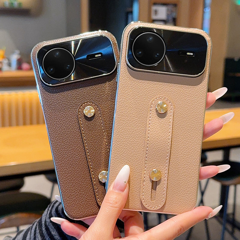 适用华为nova15手机壳全包防摔创意网红nova15pro电镀荔枝纹nova15Ultra套奢华超薄个性腕带款