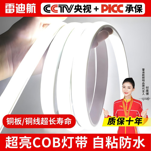 雷迪航超亮灯带led灯条防水三色