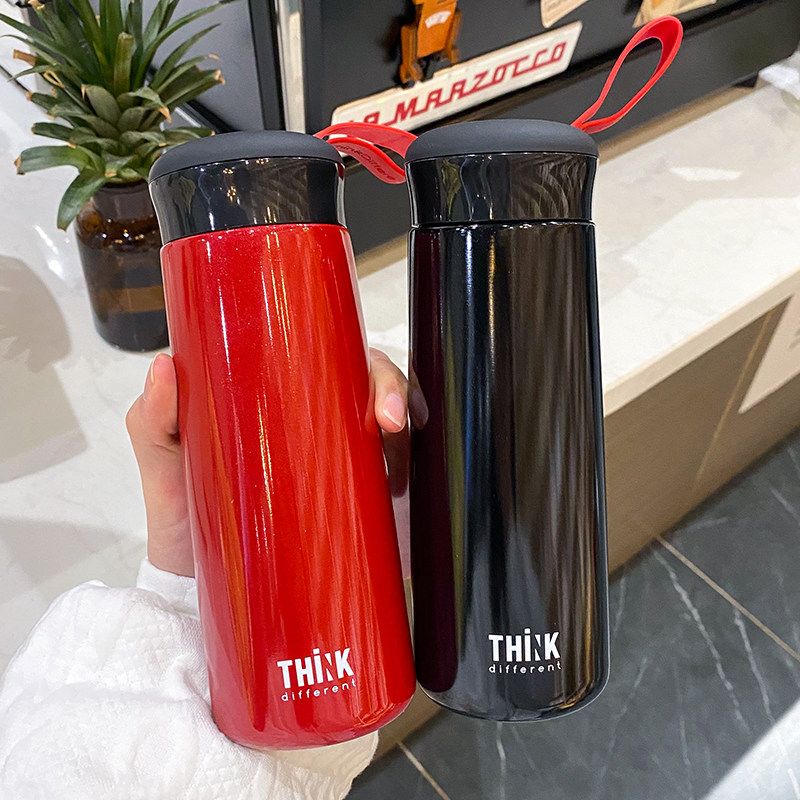 保温杯男女通用简约带提手高档办公室喝水杯高颜值304不锈钢杯子,餐饮具,保冷/保温杯,淘宝优惠券,粉丝福利购,淘宝优惠卷