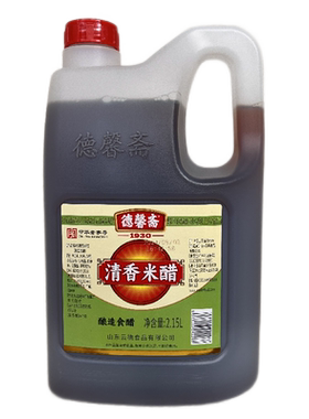 德馨斋清香米醋2.15l酿造凉拌