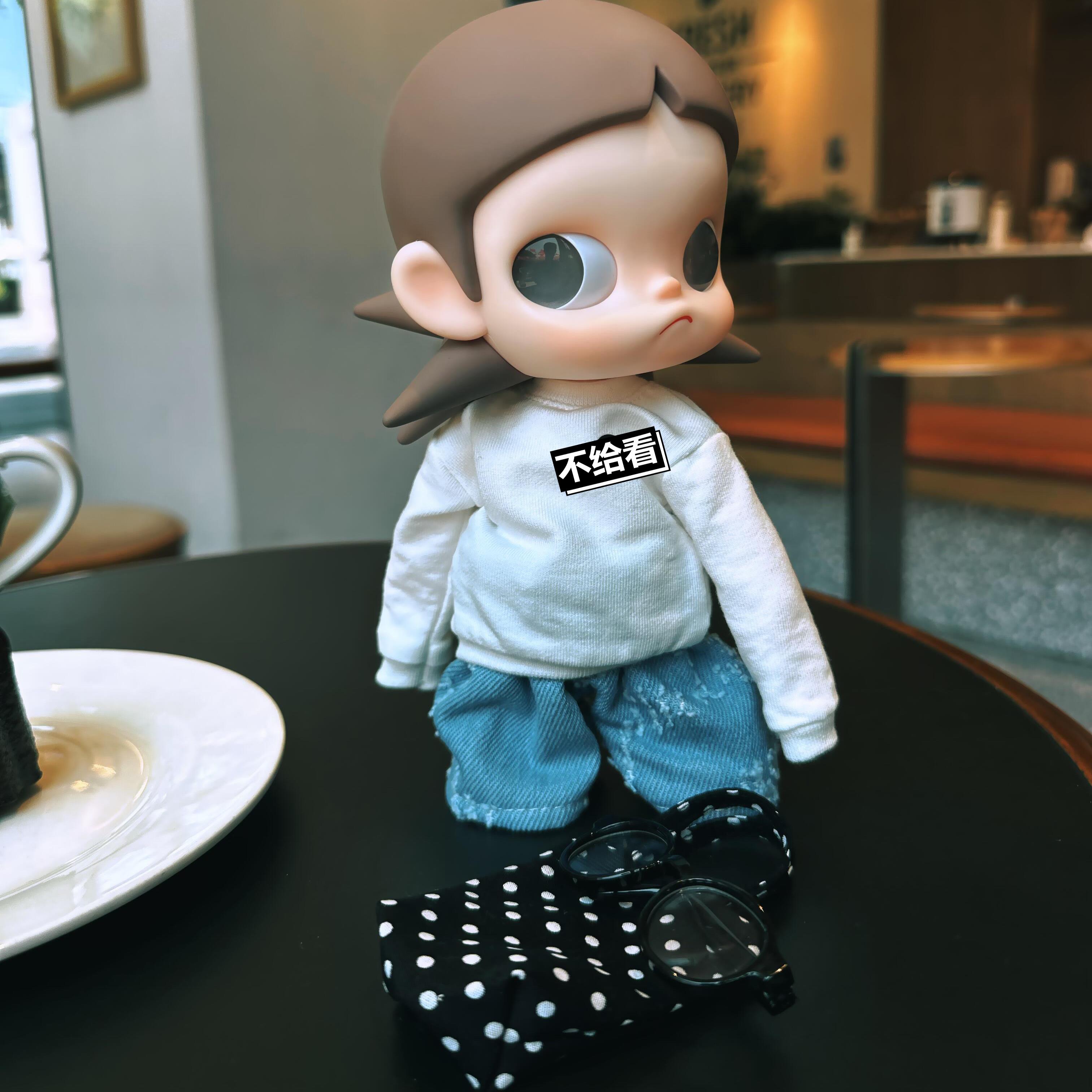 适配Zsiga向往之处娃衣1/8可动玩偶嘎子姐潮酷20cm公仔衣服着替装