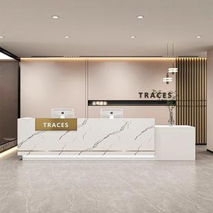 公司酒店前台接待台样品屋展示中心物业办公室吧台培训机构收银柜
