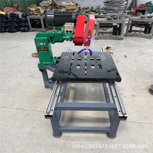 耐火砖切割机 大功率电动炼条式石材切割机 混凝土制品切割机厂家