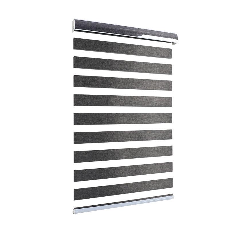 高密纱雾化卷帘i窗帘遮光免打孔百叶窗J帘卫生间升降浴室成品卷拉