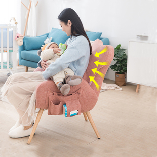 哺乳喂奶椅子沙发凳月子中心孕产妇母婴室沙发靠背电动加热实木