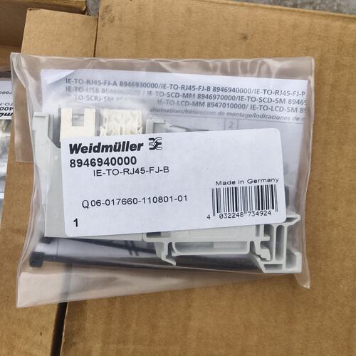 议价魏德米勒Weidmuller IE-TO-RJ45-FJ-B可维修