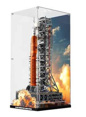 乐一百适用乐高10341NASA阿尔忒弥斯太空发射系统火箭展示盒防尘