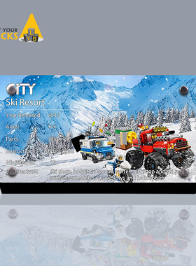 Light your bricks 适用乐高机械60245巨轮越野车 亚克力展示铭牌