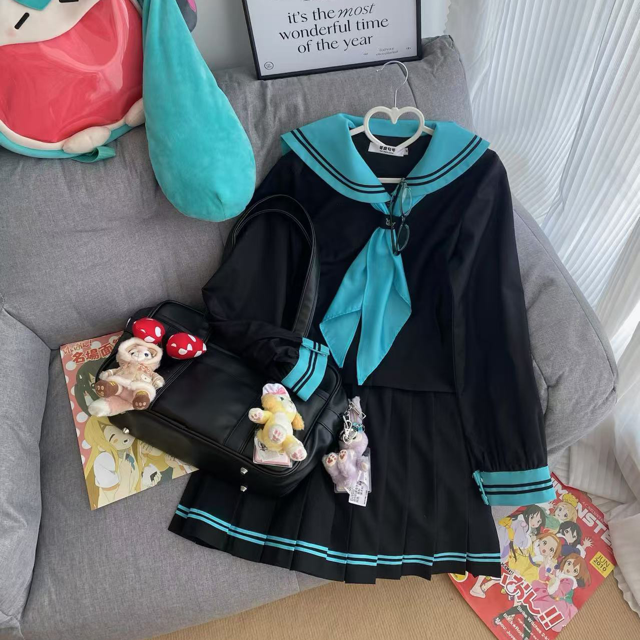 原创正版jk水手服长袖日系学院风