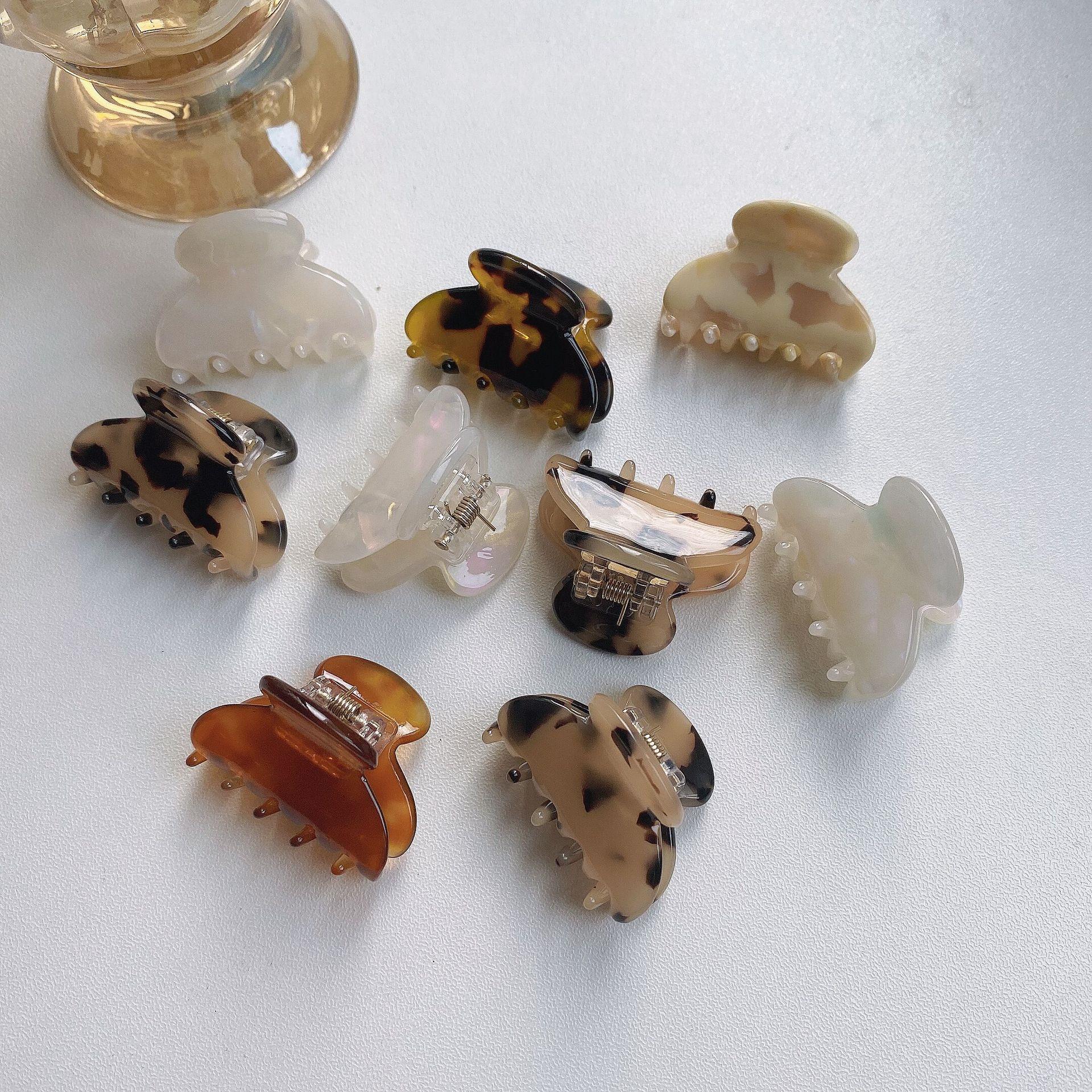 抓夹韩国小巧精致后脑勺发卡公主头发夹迷你盘发顶夹刘海侧边夹女