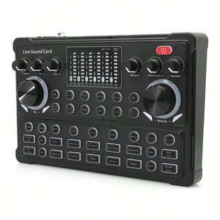 可搭配话筒BM80 支持48V电容麦声卡套装 新款 M3A直播英文款