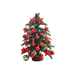 圣诞树装饰丝带摆件迷你儿童圣诞礼物小型配件桌面金色网红挂件