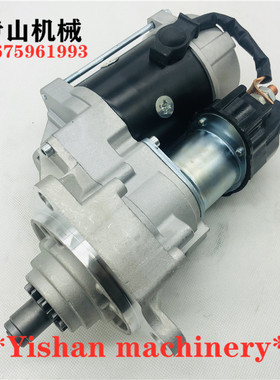 挖掘机配件 住友SH120A3 200 4BG1 6GB1发动机 启动马达 启动电机