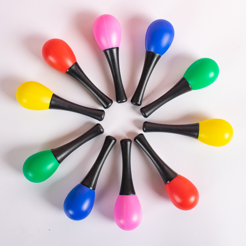 塑料沙锤手抓握摇铃婴