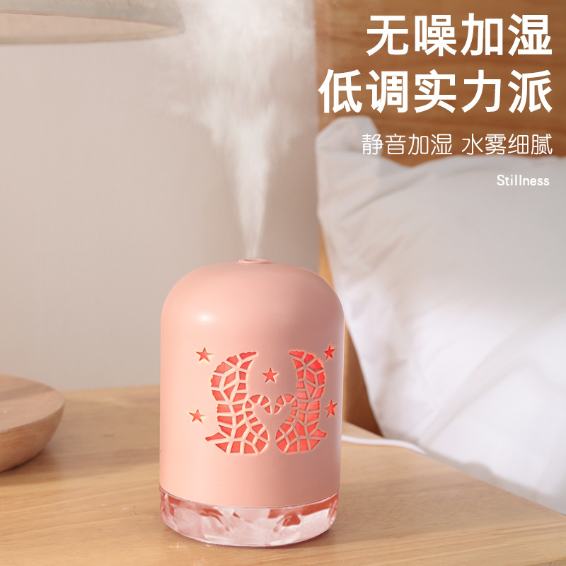 新款天鹅加湿器usb大容量喷雾车载办公桌面卧室氛围夜灯创意礼品