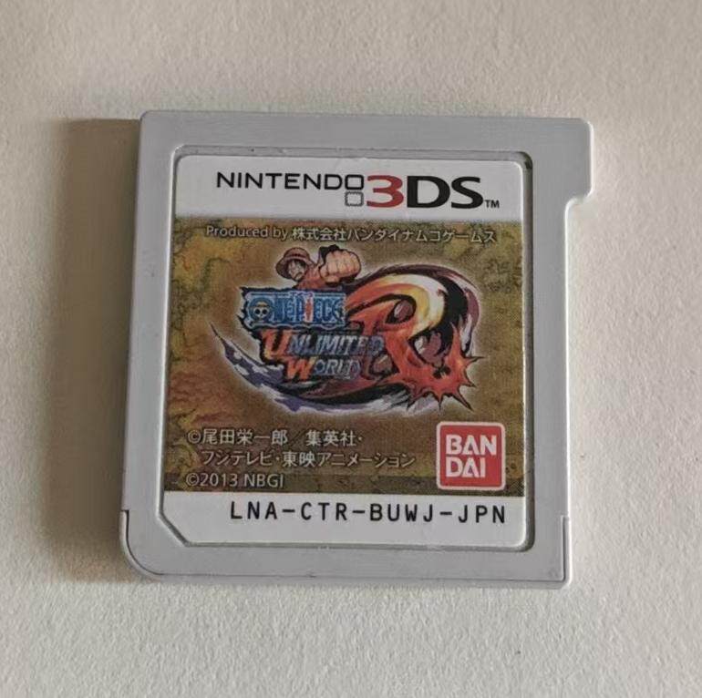 任天堂3ds游戏卡带海贼王无尽世界红系列日版正版卡带功能正常