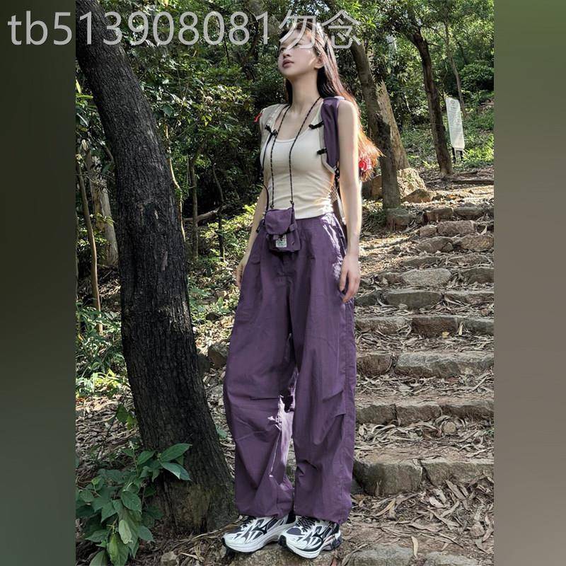 潮牌速干冲锋裤女2026夏季新款小个子徒步爬山户外登山运动工装裤