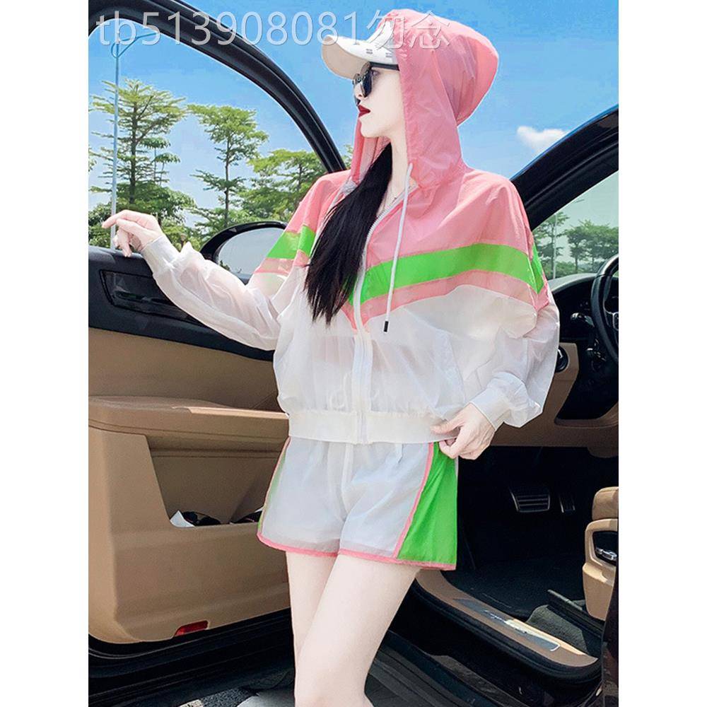 欧洲站休闲运动套装女士夏季瘦2025新时尚防晒服装两件套