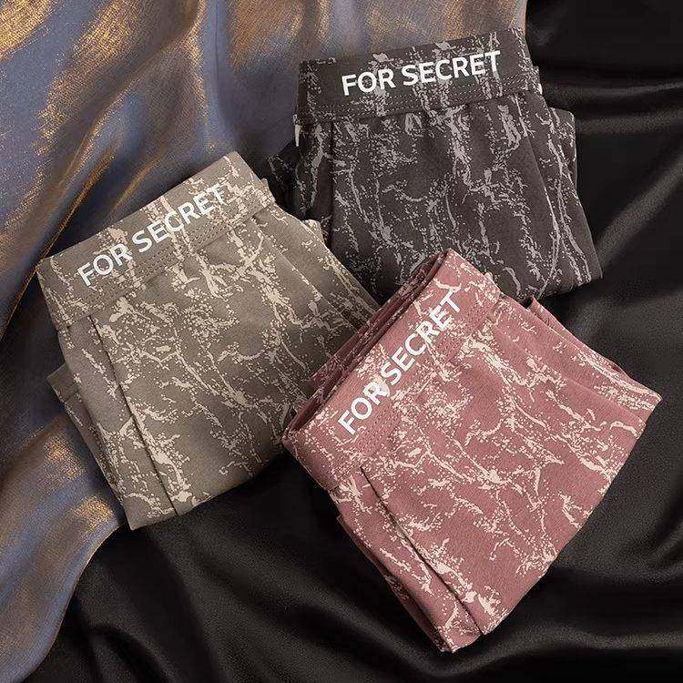 10A抗菌裆 男士内裤男生纯棉裤头潮流印花底裤青少年学生运动裤短