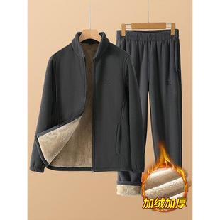 高端2025新款可外穿家居服男款秋冬款纯棉加绒加厚珊瑚绒睡衣套装