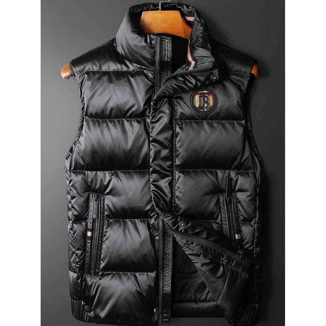 冬季欧洲站潮牌男装立领羽绒马甲坎肩大码轻薄保暖白鸭绒休闲外套,男装,羽绒马甲,淘宝优惠券,粉丝福利购,淘宝优惠卷