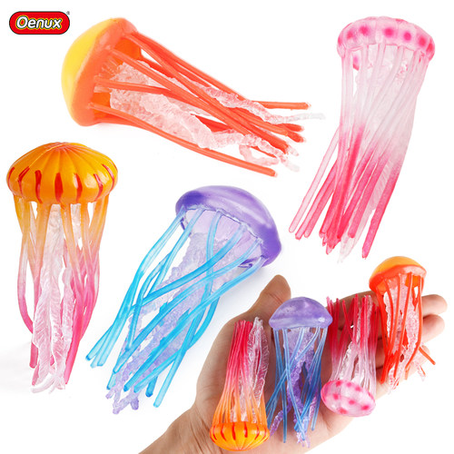 海洋生物模型水母玩具蛋糕装饰品