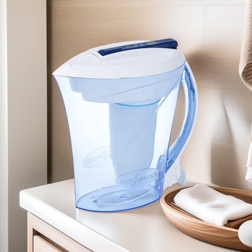 ZeroWater 10杯即饮式5级滤水器0 TDS 改善自来水口感 IAPMO认证