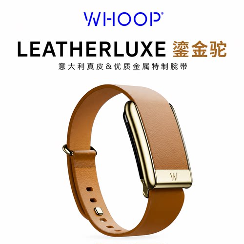 美国直邮WHOOP 5.0/MG奢华真皮表带 新款原装高端锥形皮革腕带