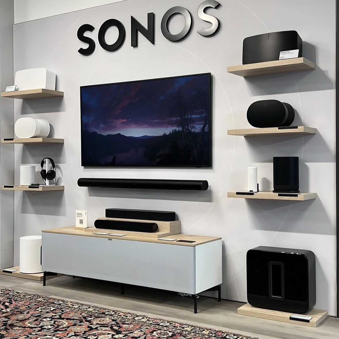 美国直邮Sonos Arc Ultra回音壁音响9.1.4杜比全景声电视音乐音响