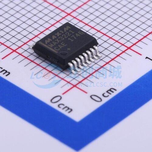 RS232芯片 MAX3221CAE SSOP-16 MAXIM(美信) 电子元器件原装正品