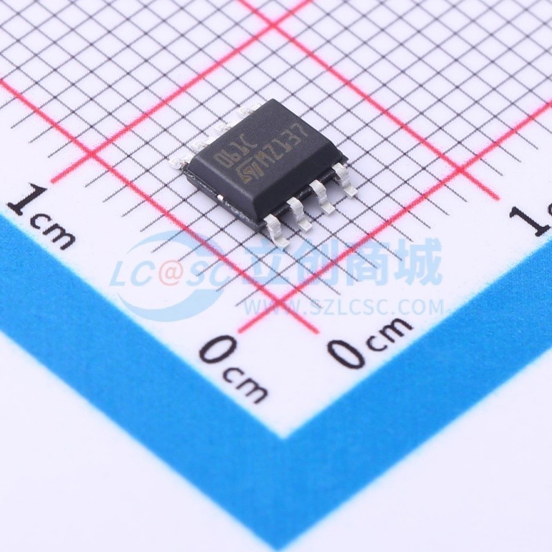 FET输入运放 TL061CDT SO-8 ST(意法半导体) 电子元器件原装正品