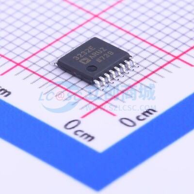 RS232芯片 ADM3232EARUZ TSSOP-16 ADI(亚德诺) 电子元器件