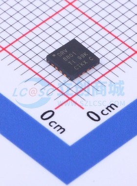 电机驱动芯片 DRV8801RTYR QFN-16 TI/德州 电子元器件配套