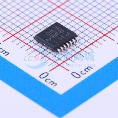 模拟开关/多路复用器 SN74CBT3126PWR TSSOP-14 TI/德州 原装正品