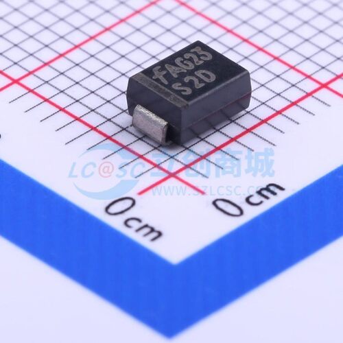 通用二极管 S2D DO-214AA onsemi(安森美) 电子元件配单原装正品