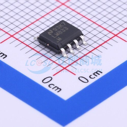 运算放大器 LM833MX SOIC-8 TI/德州 电子元器件配单原装正品