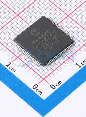 数字信号处理器(DSP/DSC) DSPIC30F6010A-30I/PT TQFP-80 MICROCH