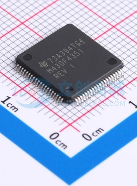 单片机(MCU/MPU/SOC) MSP430F4351IPNR LQFP-80 TI/德州 原装正品