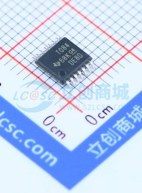 FET输入运放 TL084CPWR TSSOP-14 TI/德州 电子元件配单原装正品